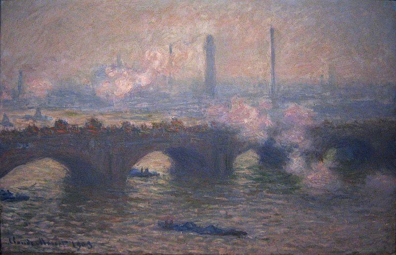 Claude Monet Waterloo Bridge oil painting picture